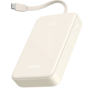 UGREEN Power Bank 20000mAh 22.5W with Built-in USB-C Cable