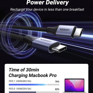 UGREEN 240W PD3.1 USB C to USB C Cable