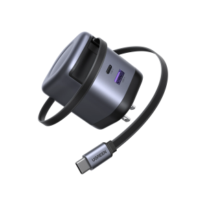 UGREEN Nexode 65W Charger with Retractable USB-C Cable