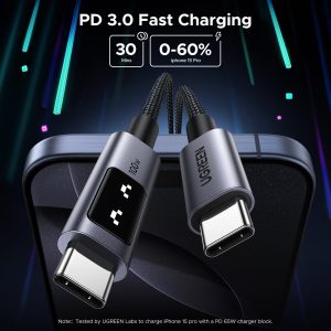 UGREEN Uno USB-C to USB-C Cable 100W